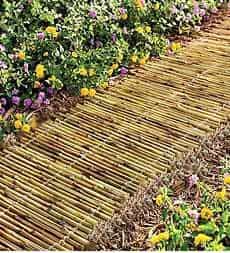 51. Use Horizontal Bamboo Garden Edges