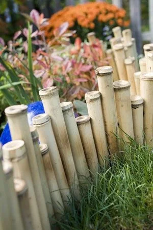 49. Epic Bamboo Garden Edging