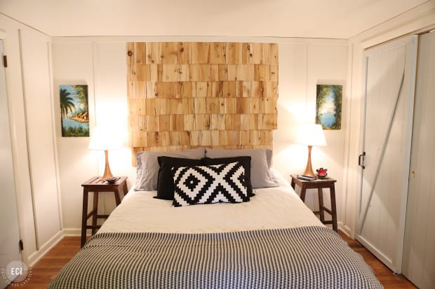 Cedar Shingle Headboard