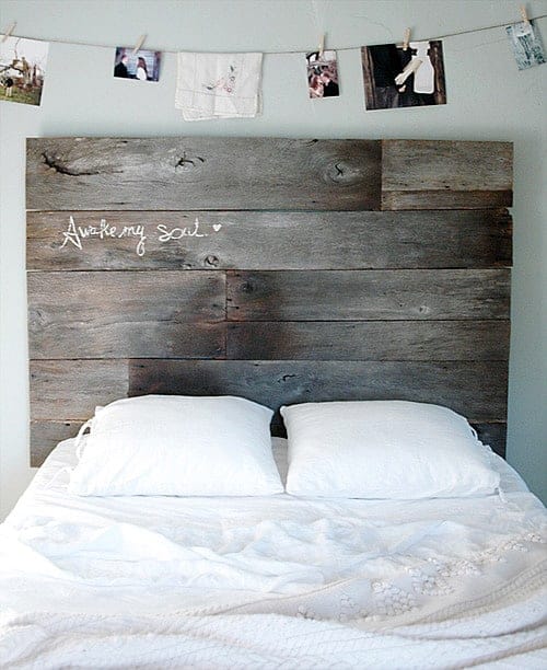 Simple Salvaged Headboard