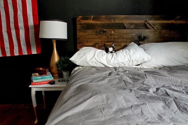 Simple Wooden Headboard