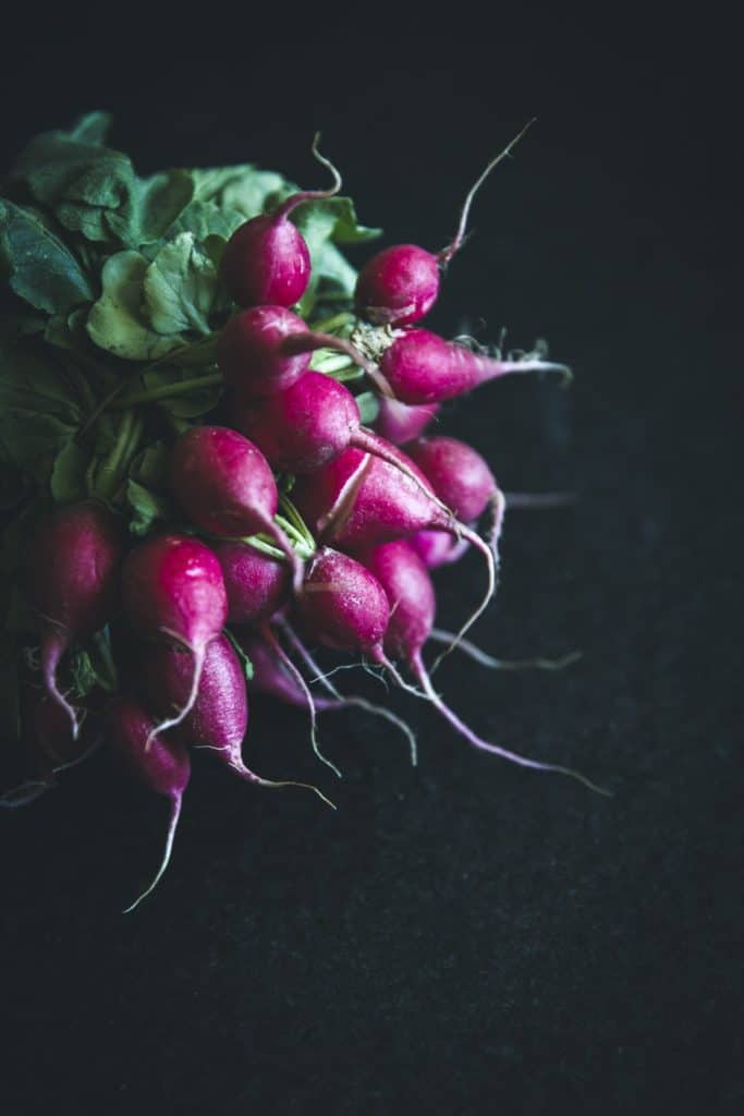 50 greenhouse plant radishes