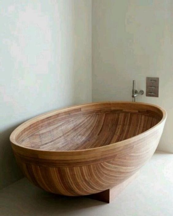 39. Oval Shaped Custom Bathtub