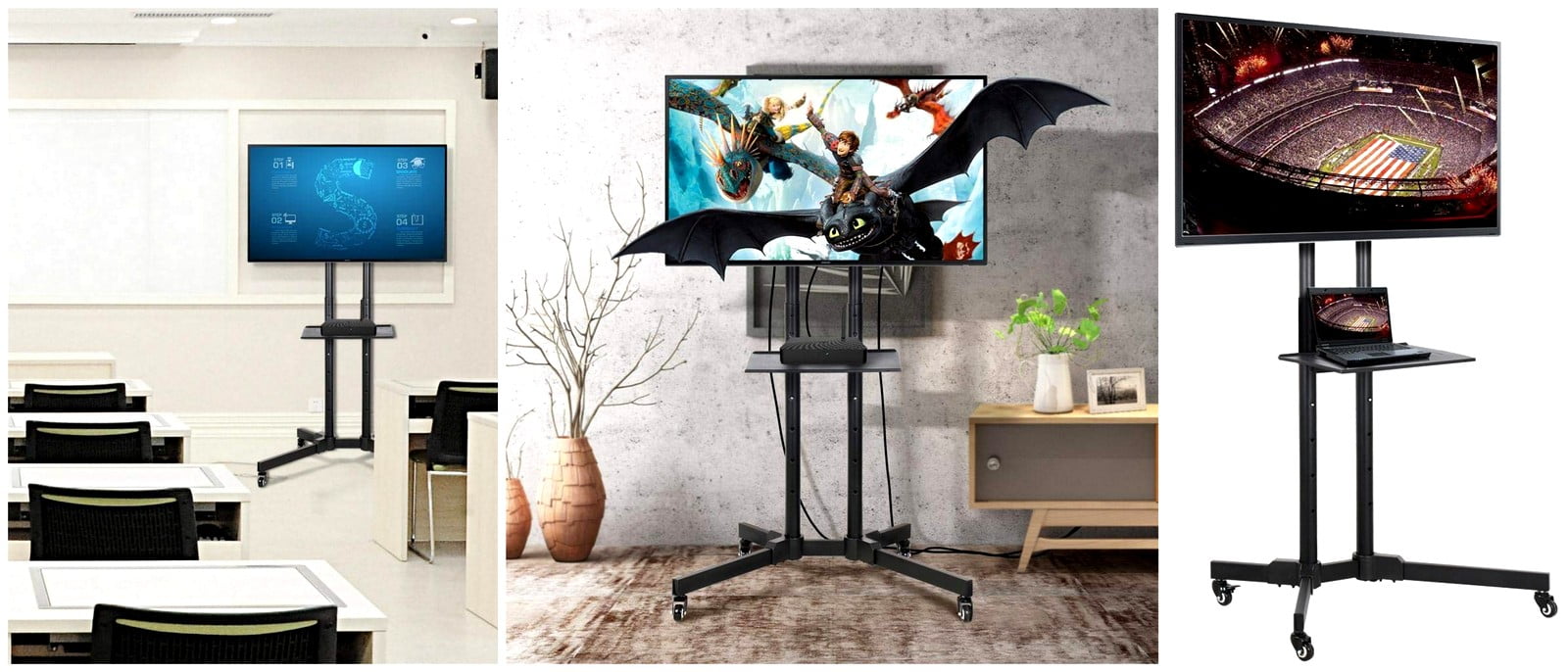 9 Best Rolling TV Stands to Roll in 2023 | Reviews + Guide