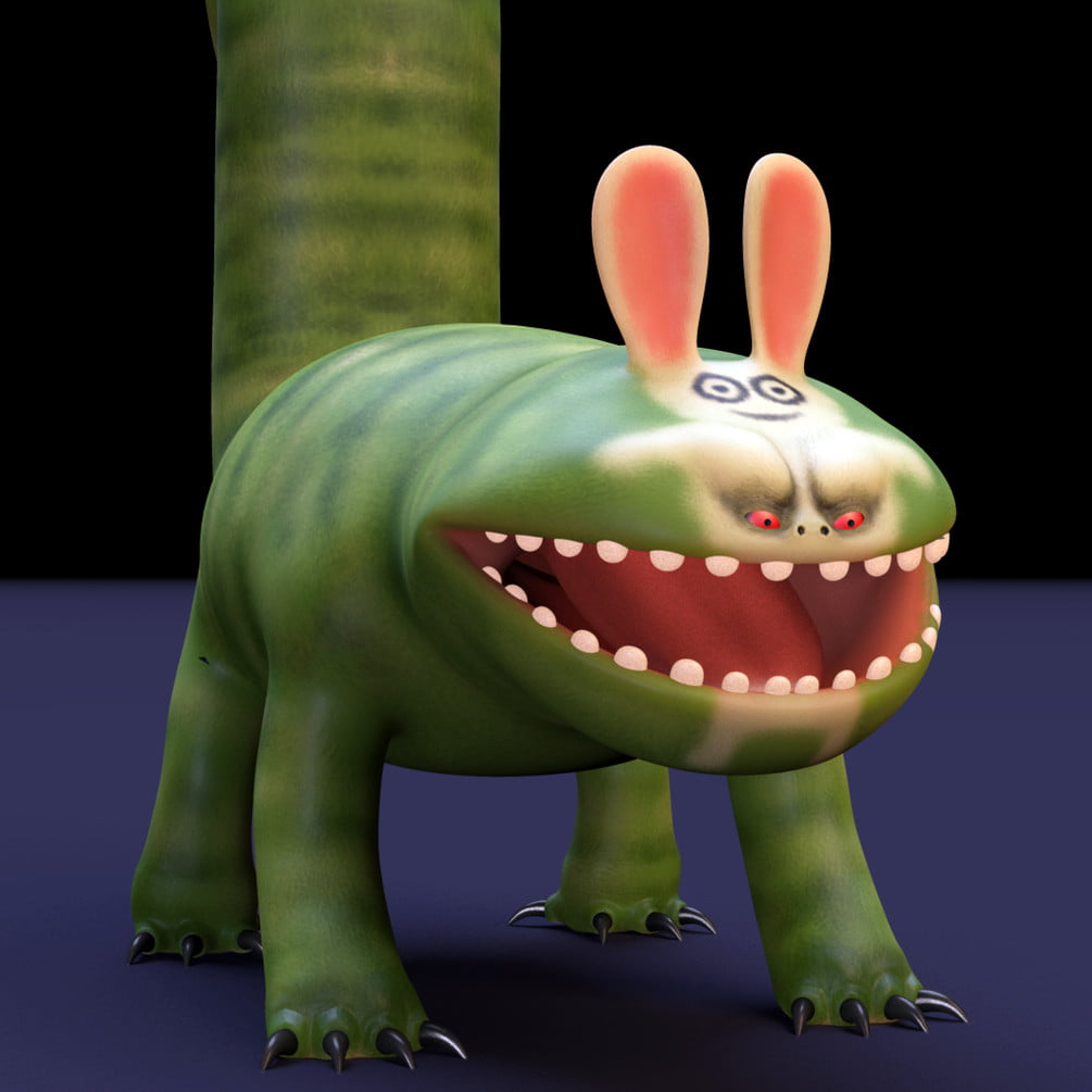 Bunny Eater for maya