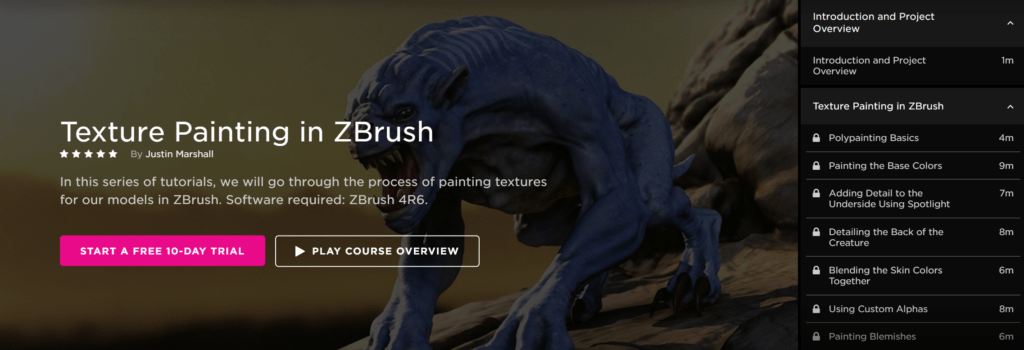 texture painting zbrush
