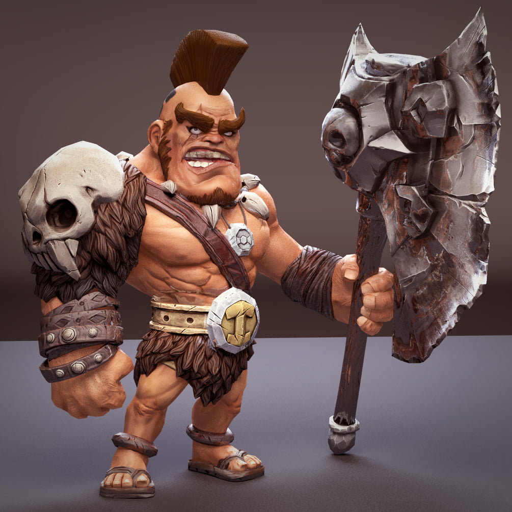 Conan Character rig for maya