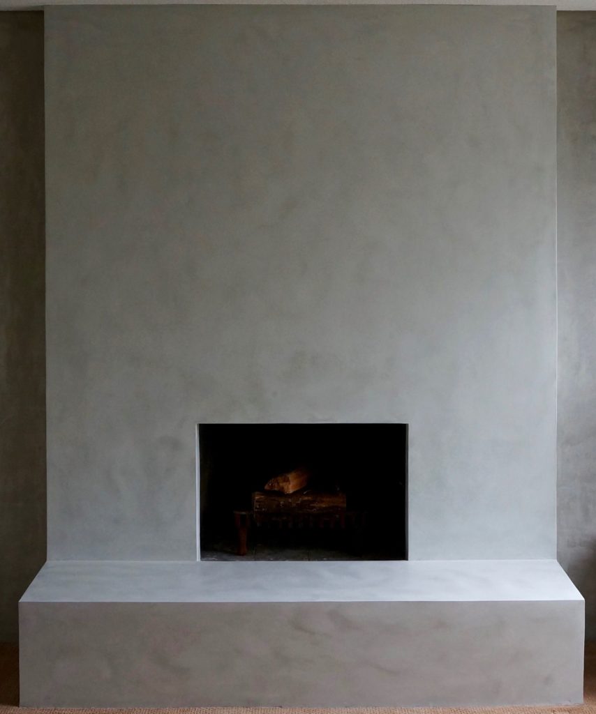 Plaster Fireplace