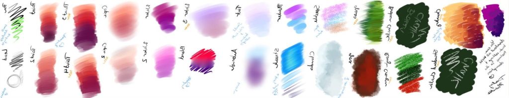 paint tool sai paper brush textures