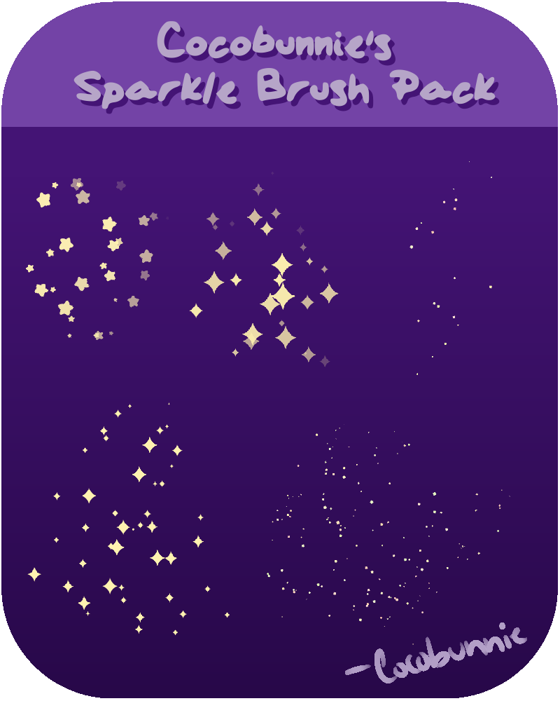 The Sparkle Brush Pack by Cocobunnie