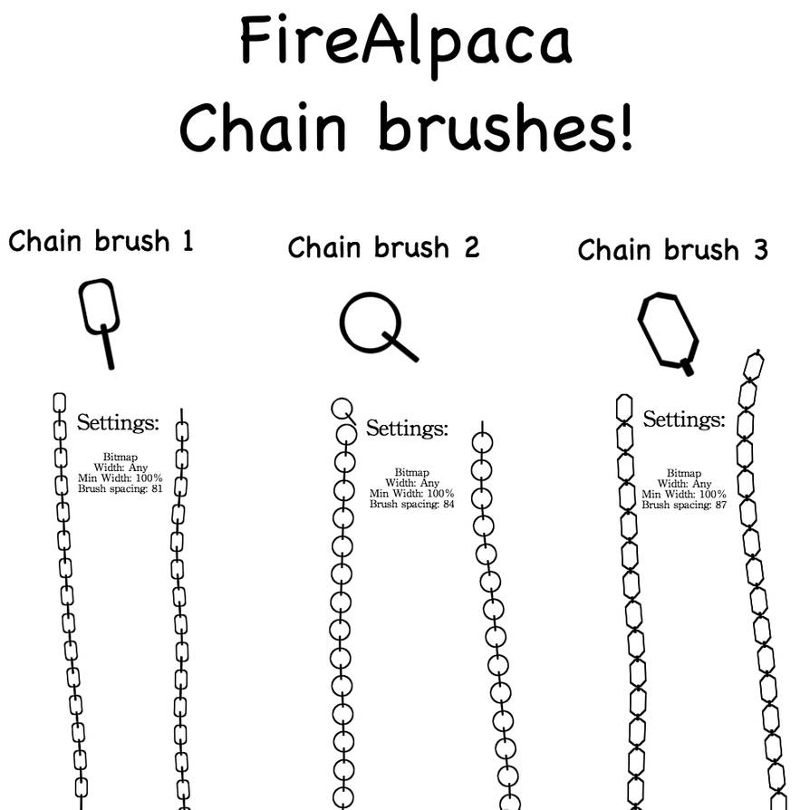 Chain Brush Set by Mo-Fox