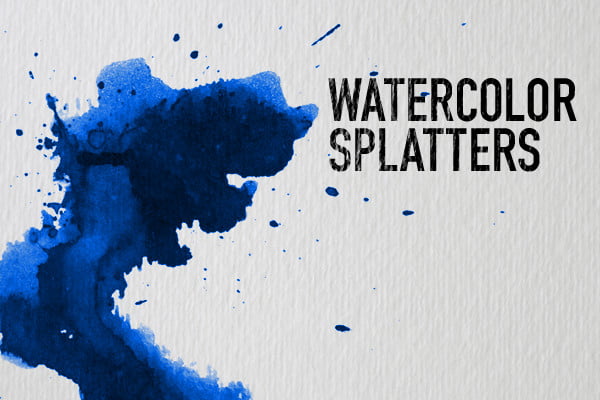 Watercolor Splatters