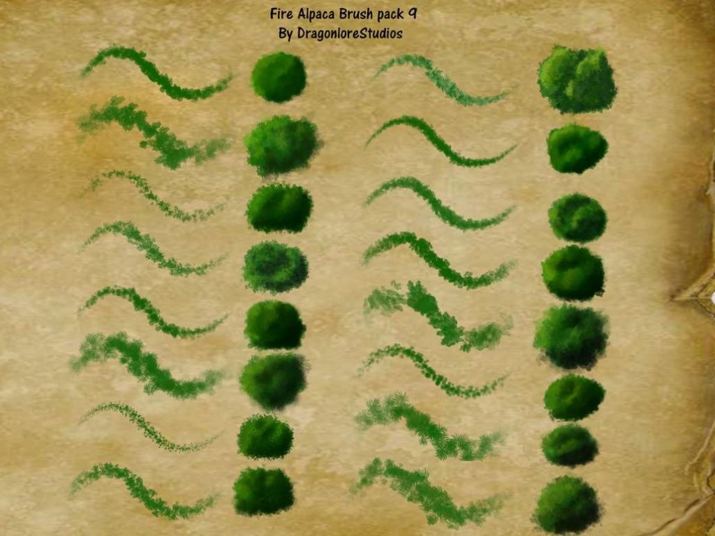 Fire ALpaca Brush Pack # 9 from DragonLoreStudios