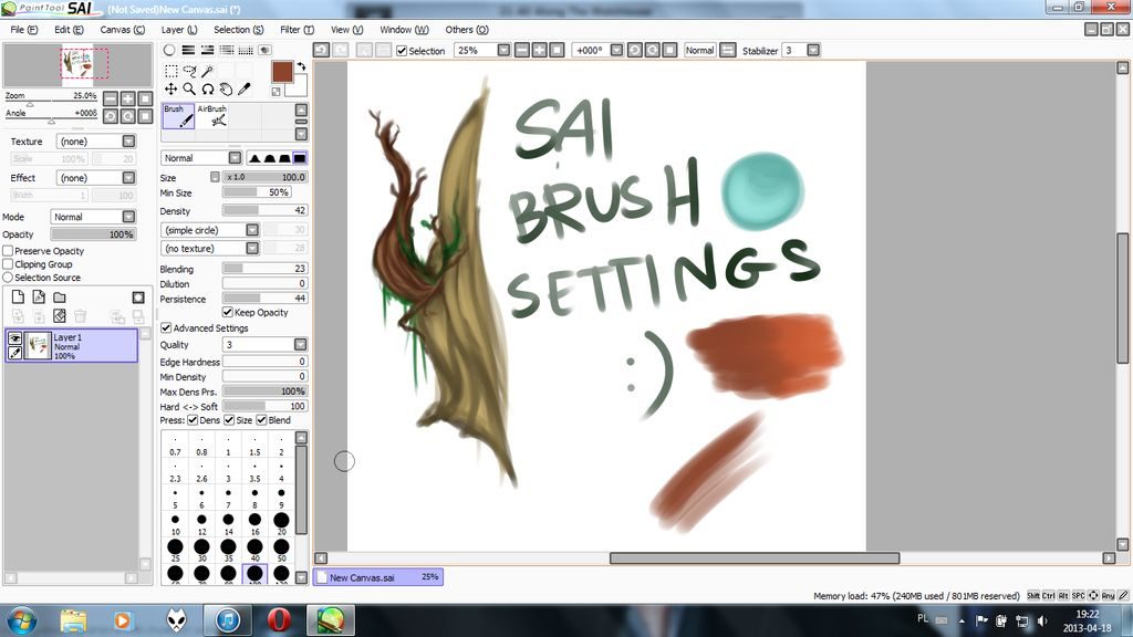 paint tool sai brush textures free