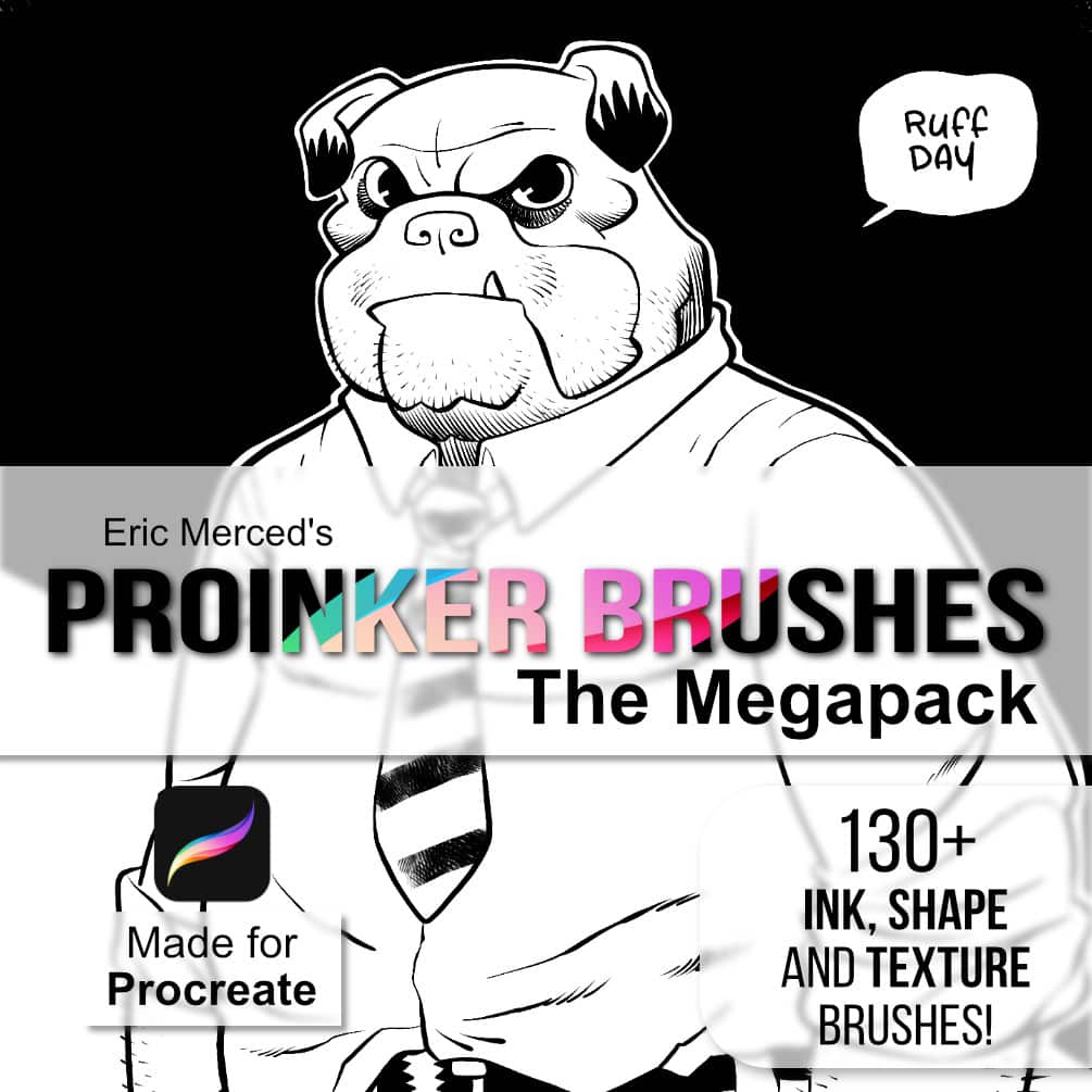 19. ProInker Procreate Megapack