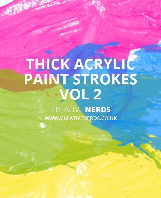 Thick Acrylic Paint Strokes