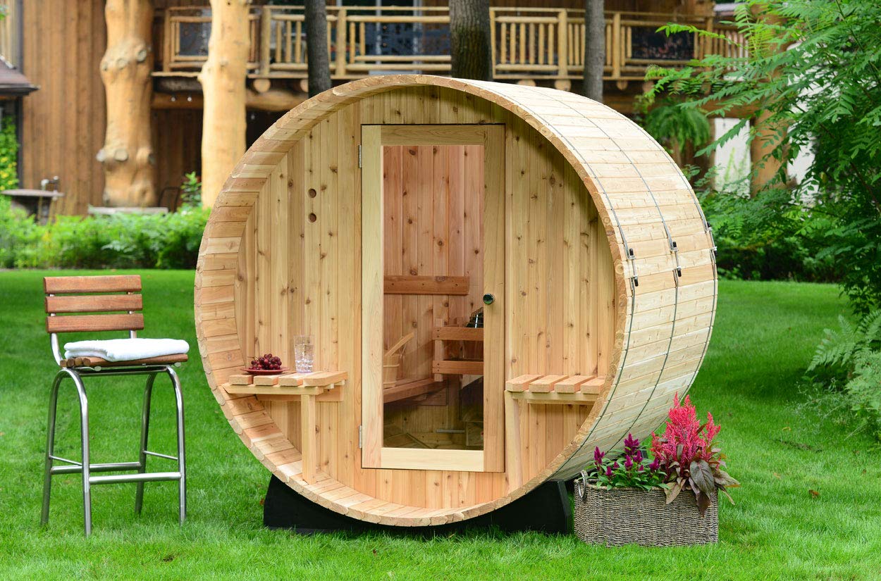 barrel sauna