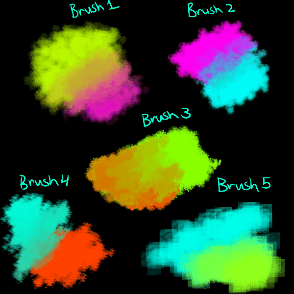 Colorful Patch Brushes