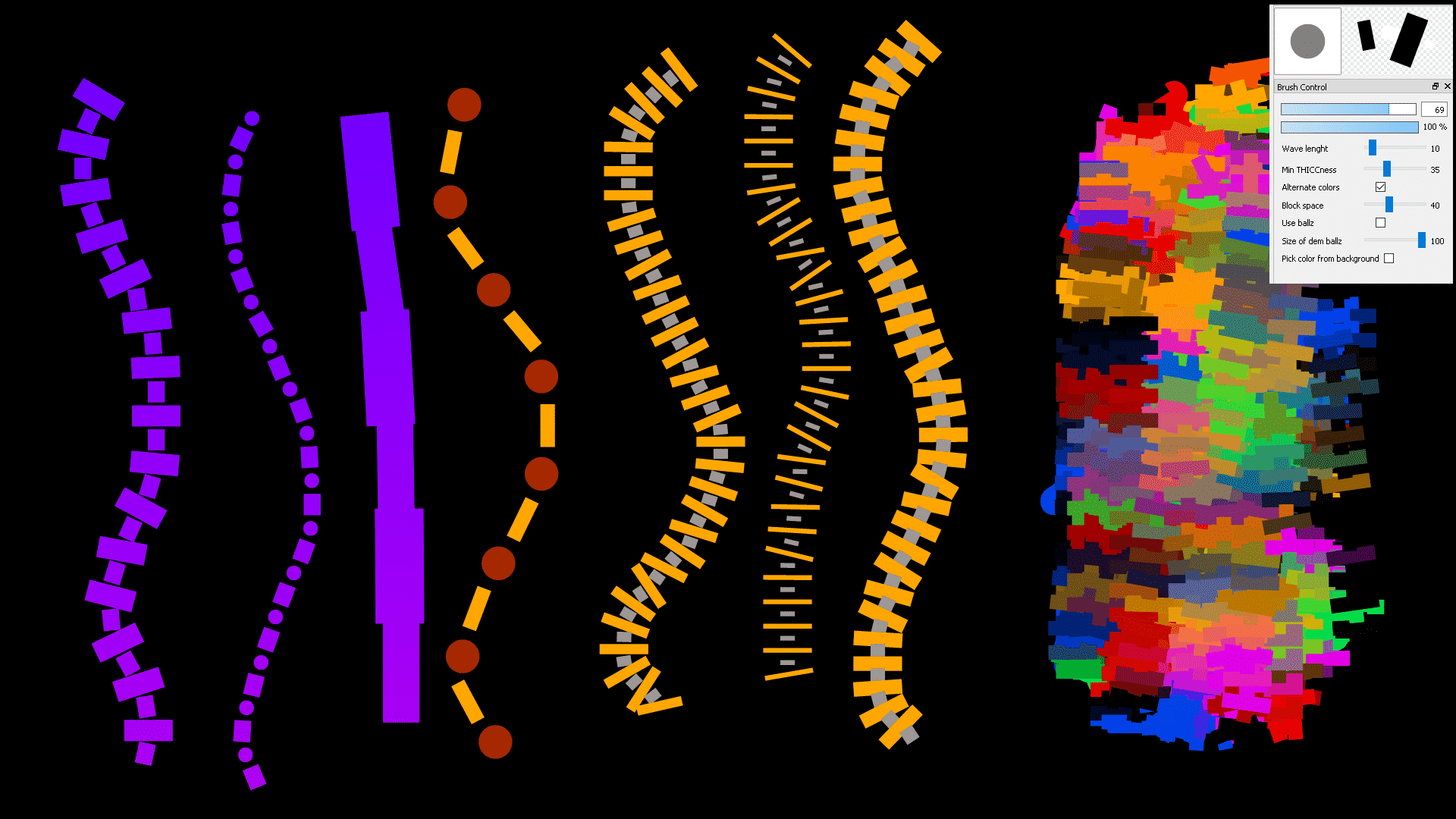 Blockchain Brushes