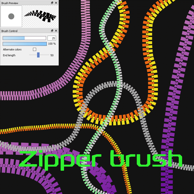 Zipper Brush
