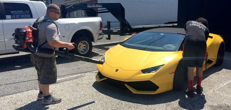 Blowers For Drying Cars Lamborghini Huracan Spyder