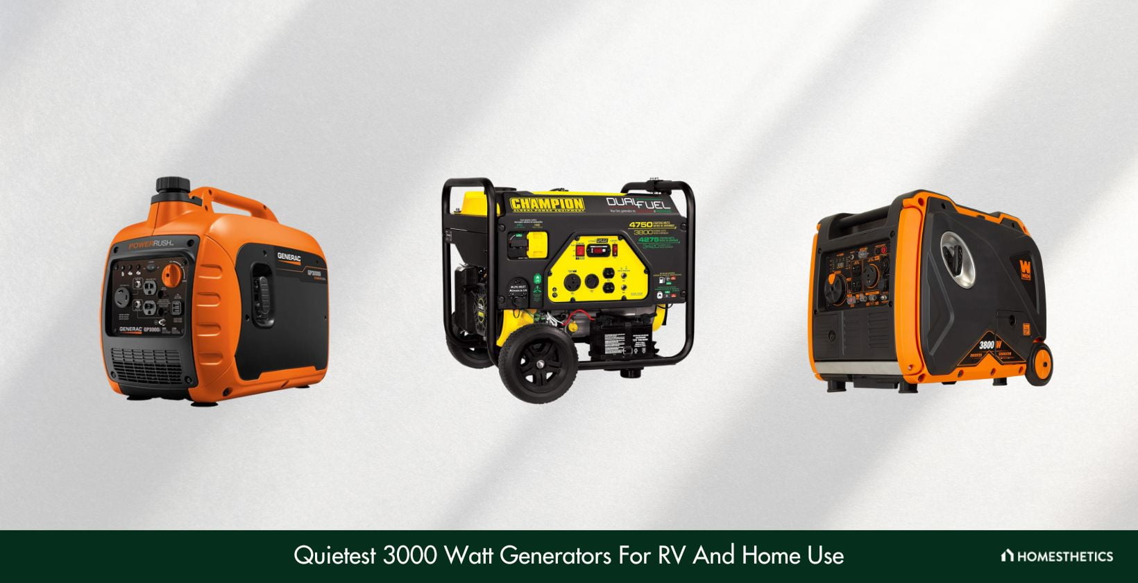 Quietest 3000 Watt Generators For RV And Home Use