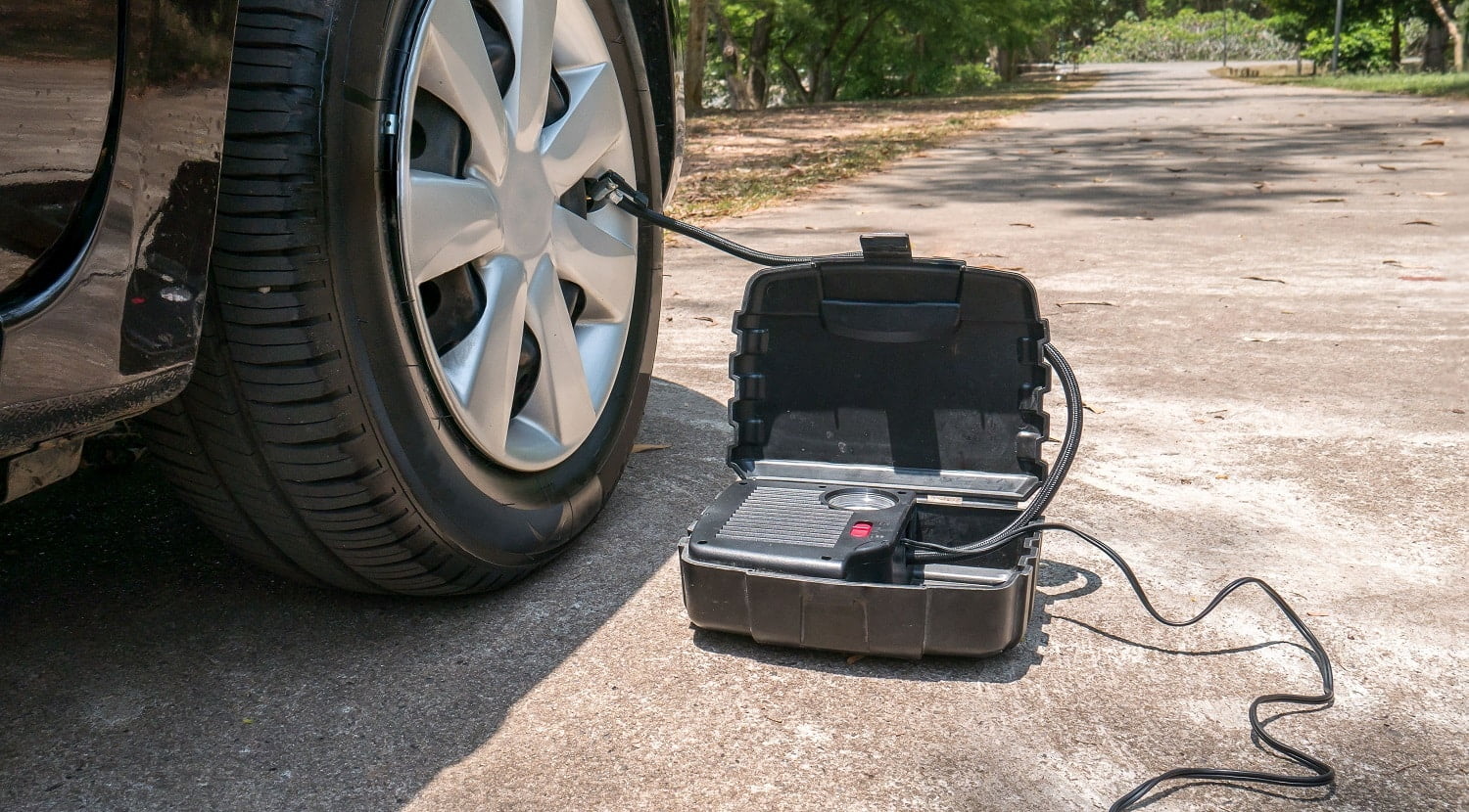 the car portable pneumatic machine.