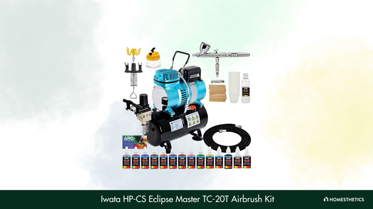 Iwata HP CS Eclipse Master TC 20T Airbrush Kit1