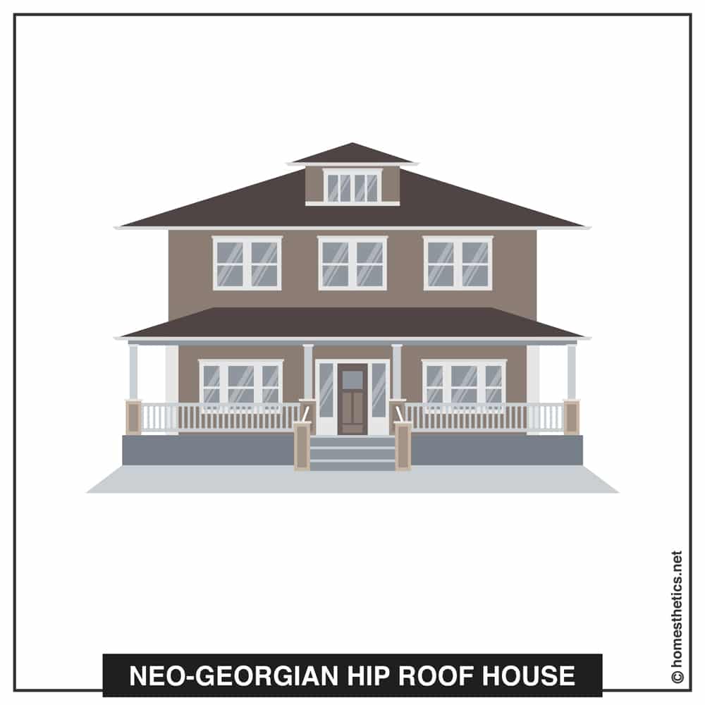 20 Neo Georgian Hip Roof House