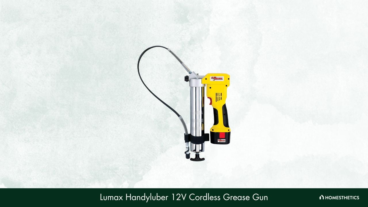 Lumax Handyluber 12V Cordless Grease Gun
