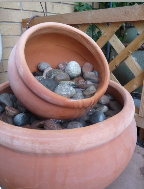 Old Flower Pot Fountain