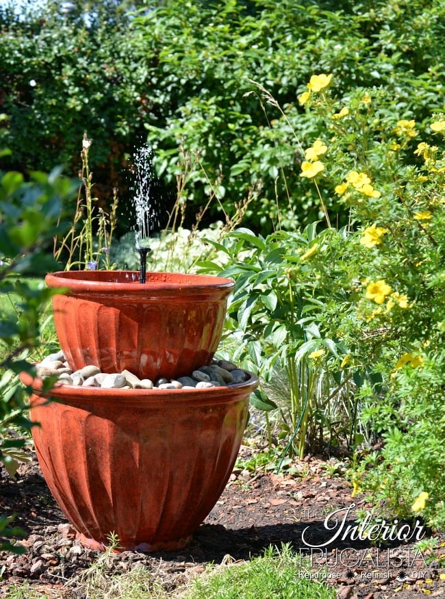 Plant Pot Water Fountain