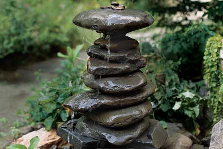 Stacked Stones Fountain