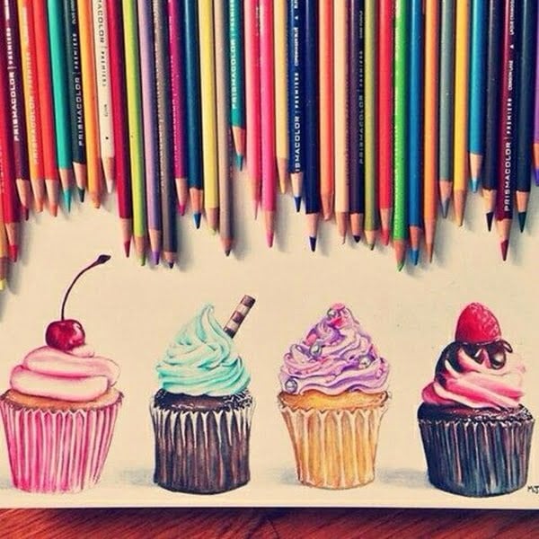 Cupcakes drawings