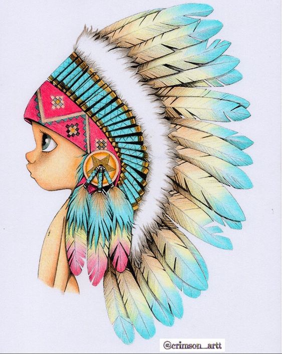 Tribal Kid drawing