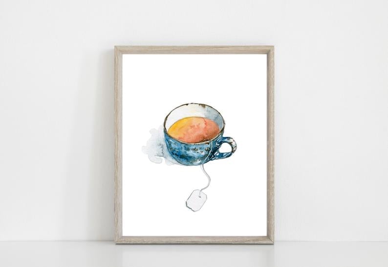 Cup Of Tea watercolor