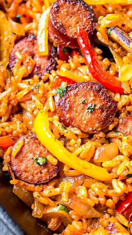 Red Rice And Sausage
