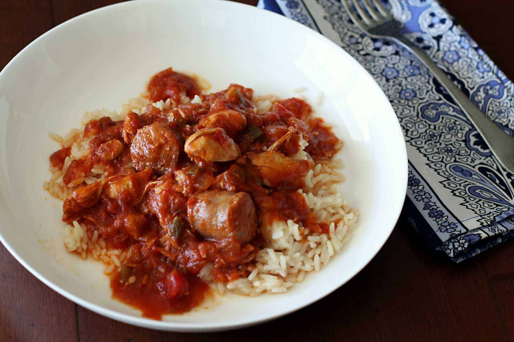 Creole Chicken And Sausage