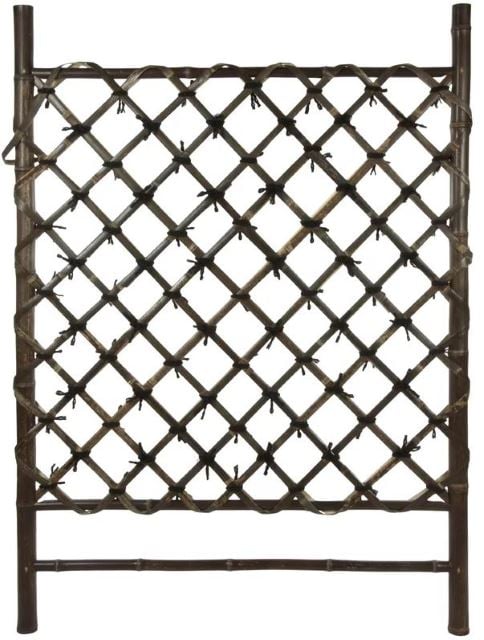 Japanese Wood Lattice Trellis