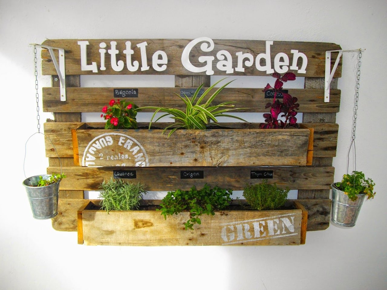 Rustic Planter Gardening