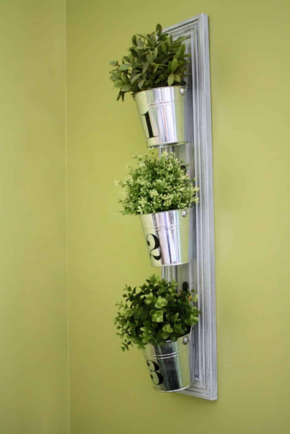 Hanging Bucket Garden