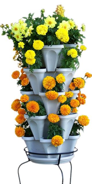 Tiered Potted Garden