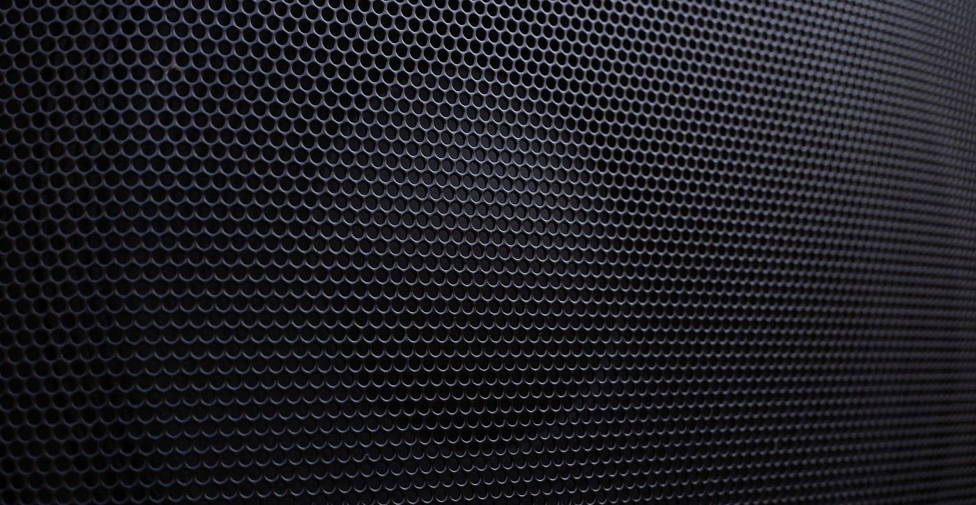 Speaker honeycomb grille background