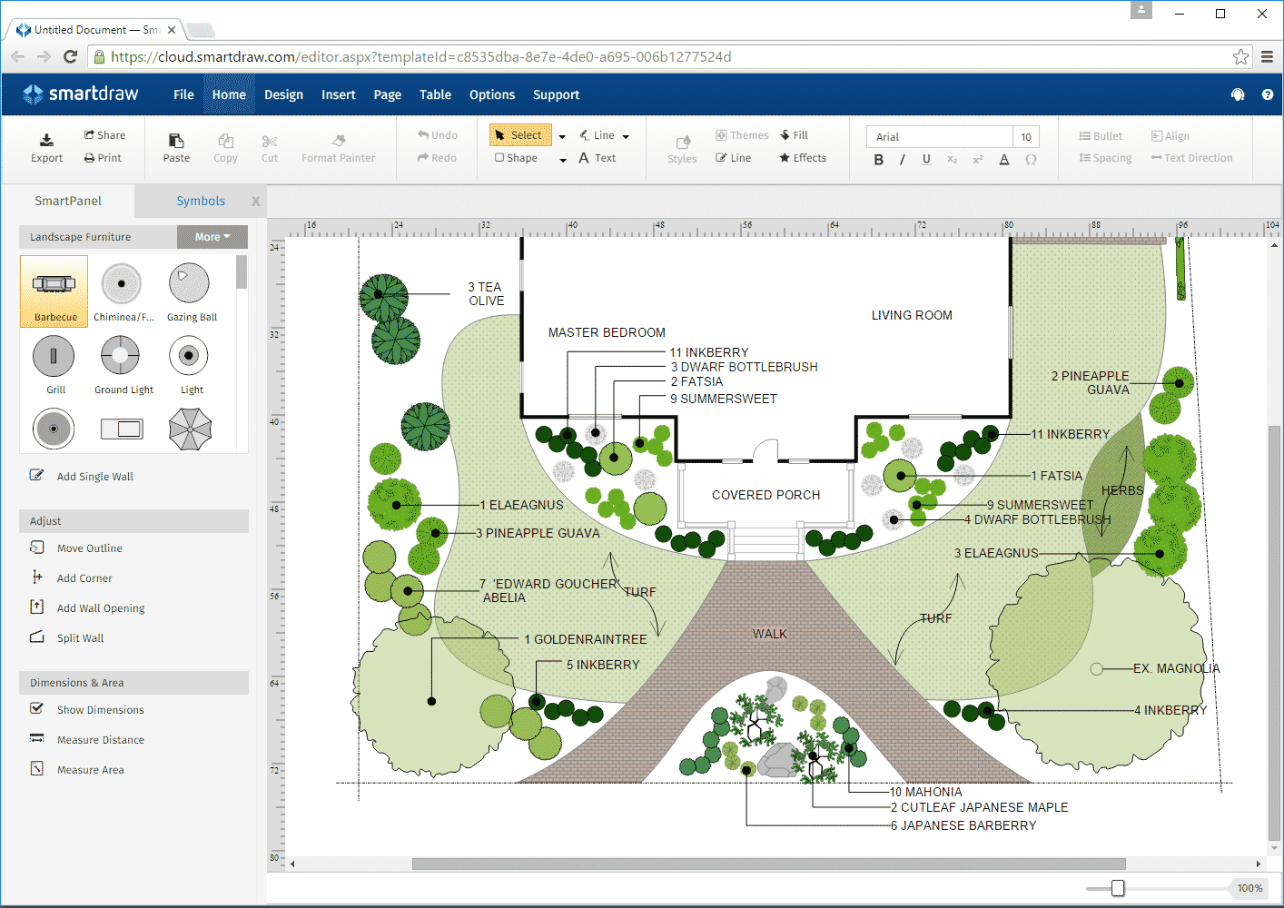 smartdraw screenshot landscape