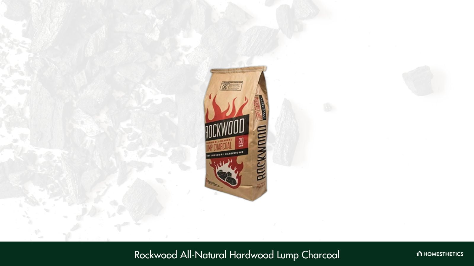 Rockwood All Natural Hardwood Lump Charcoal