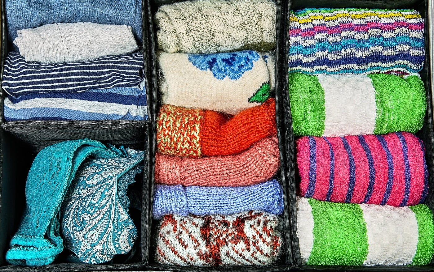 The fabric storage boxes they are organizers for dresser or closet which help divide up drawers and keep things separate.