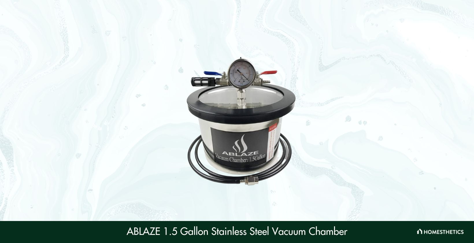 ABLAZE 1.5 Gallon Stainless Steel Vacuum Chamber