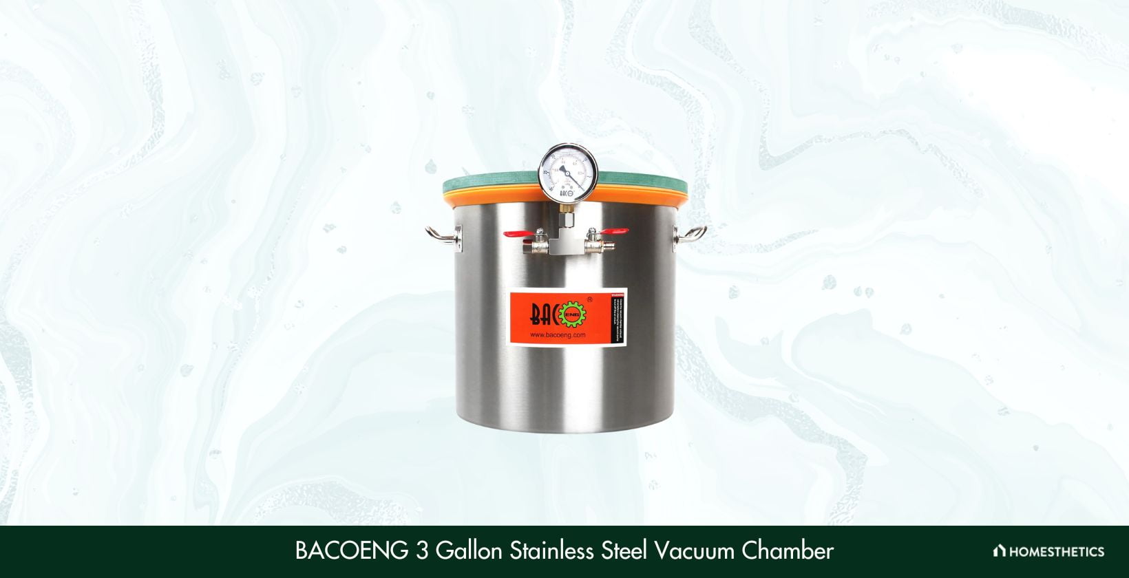 BACOENG 3 Gallon Stainless Steel Vacuum Chamber