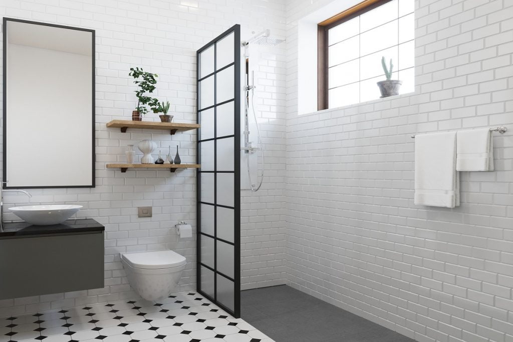 15 Black And White Bathroom Inspiration Ideas