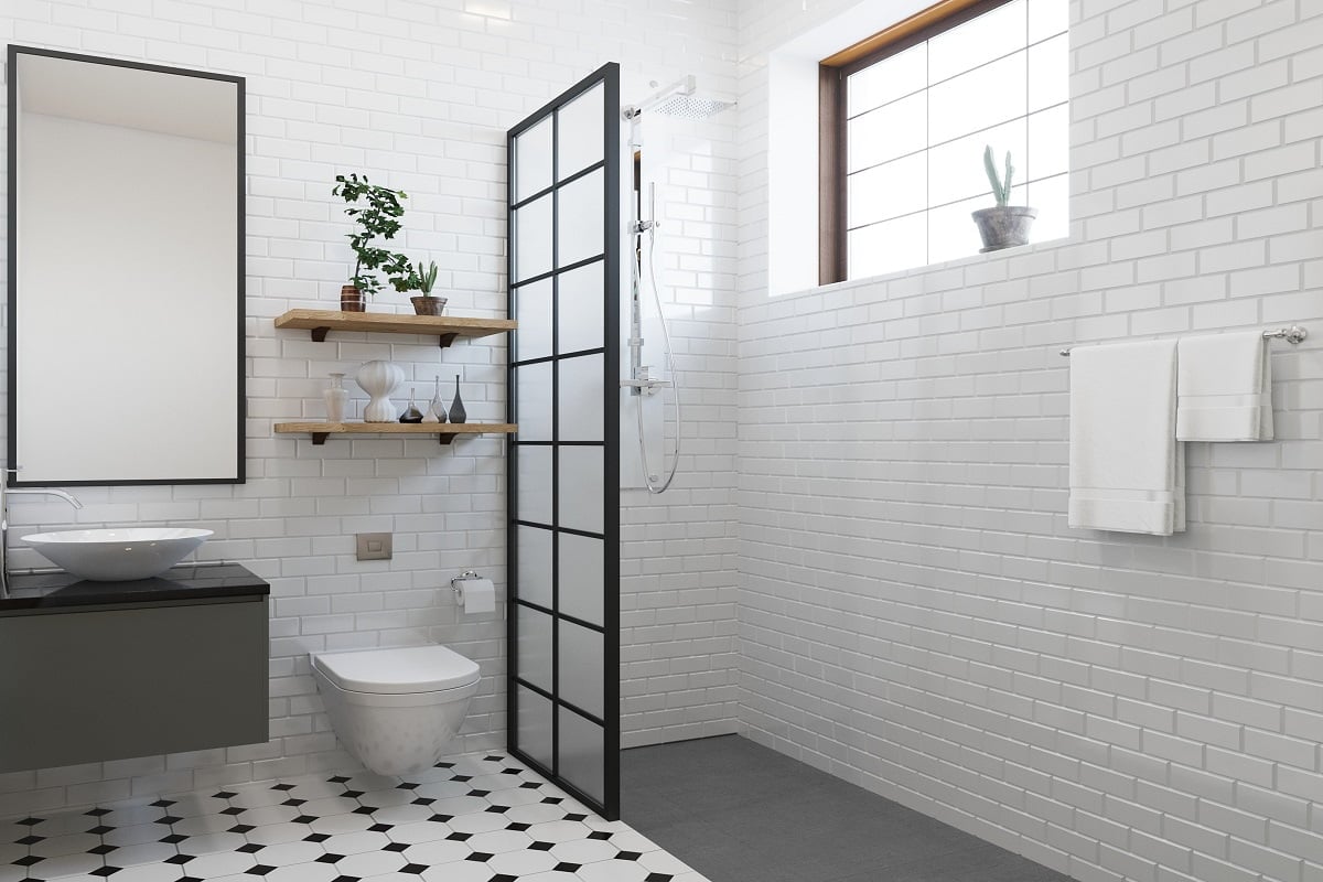 Black and white bathroom inspiration ideas